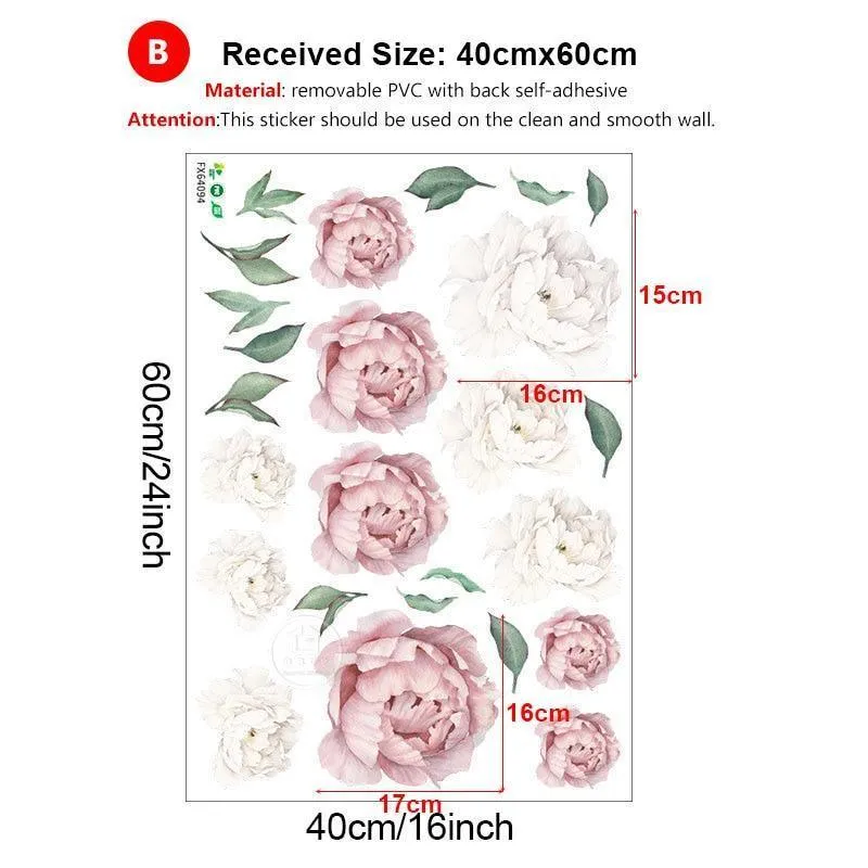 Beautiful Floral Wall Decals