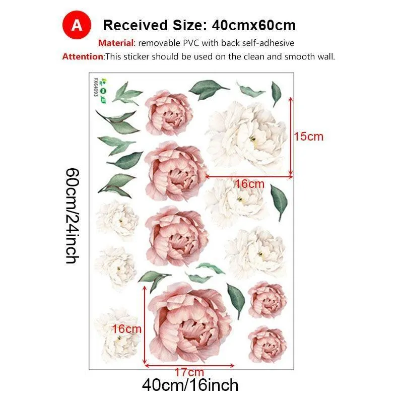 Beautiful Floral Wall Decals