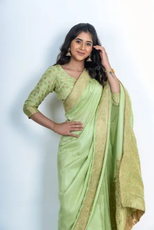 Beautiful Green Saree