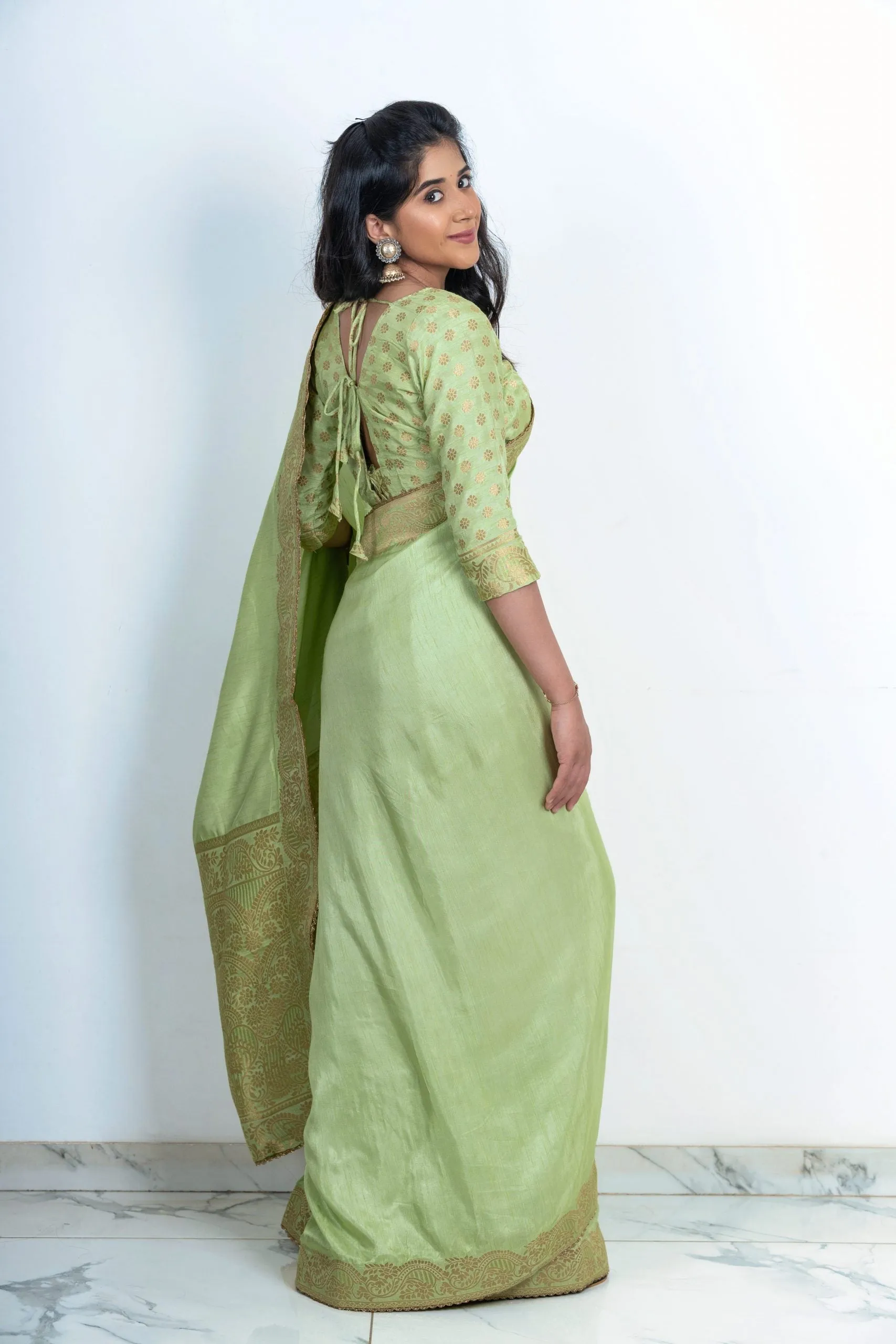 Beautiful Green Saree
