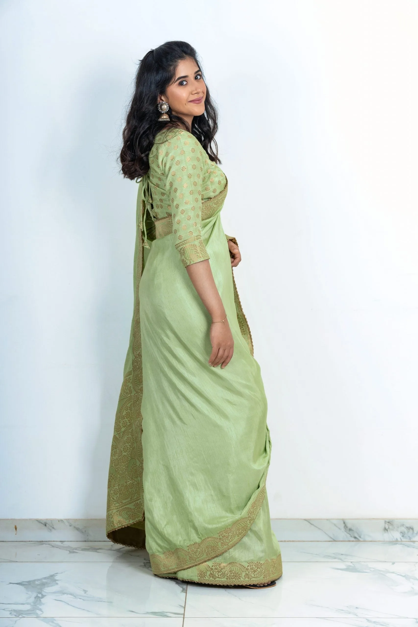 Beautiful Green Saree