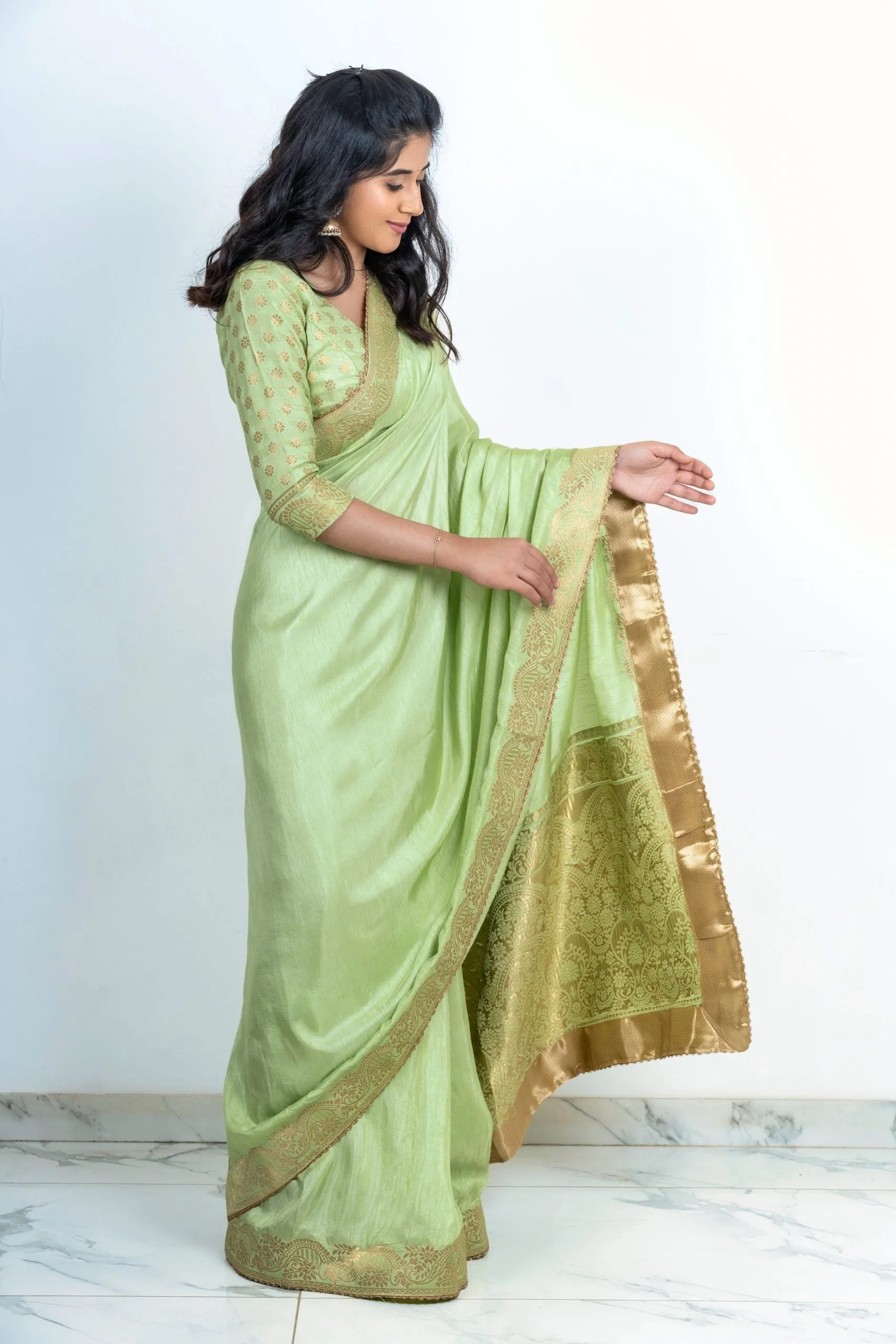 Beautiful Green Saree