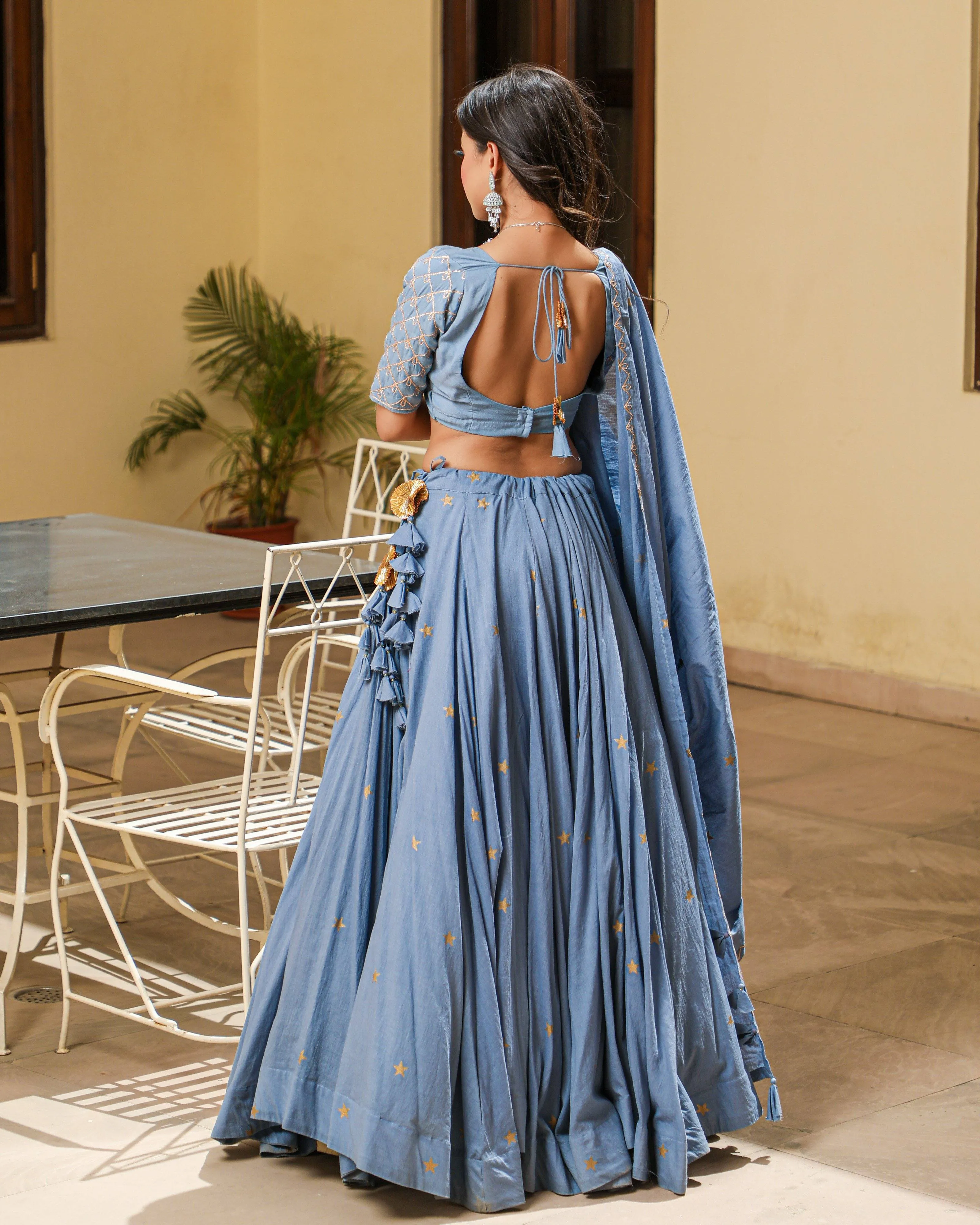 Beautiful Grey Lehenga Set