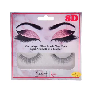 BEAUTIFUL KISS EYELASH 8D 1PAIR IR E-7398