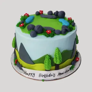 Beautiful Landscape cake