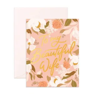 Beautiful Wife | Greeting Card