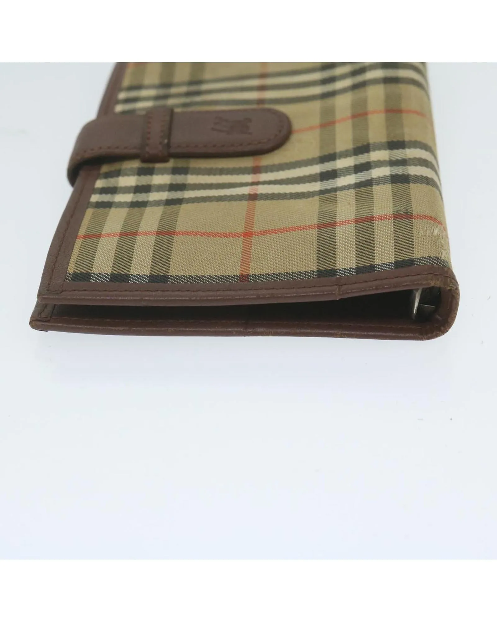 Beige Nylon Canvas Day Planner Cover for Agenda