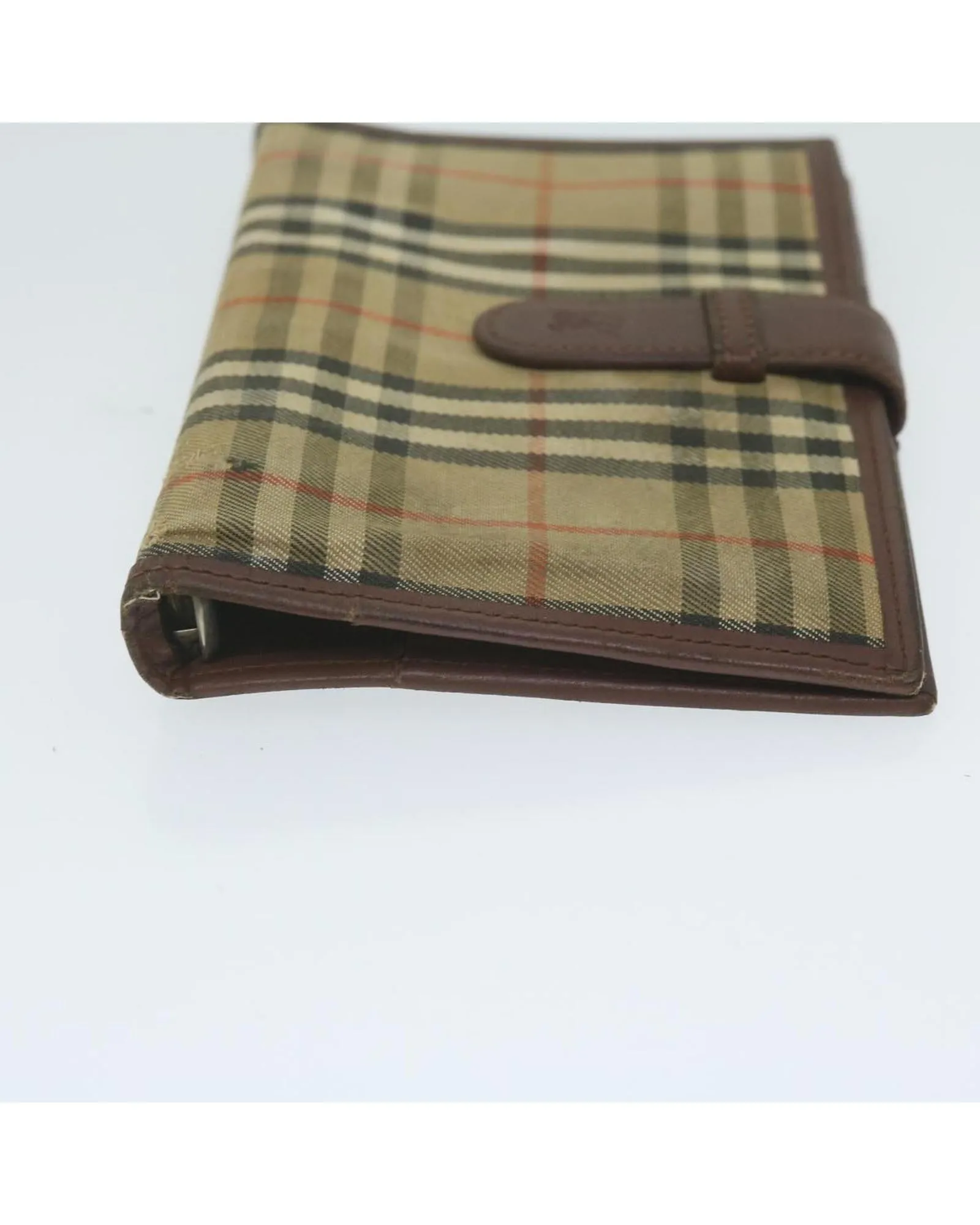 Beige Nylon Canvas Day Planner Cover for Agenda