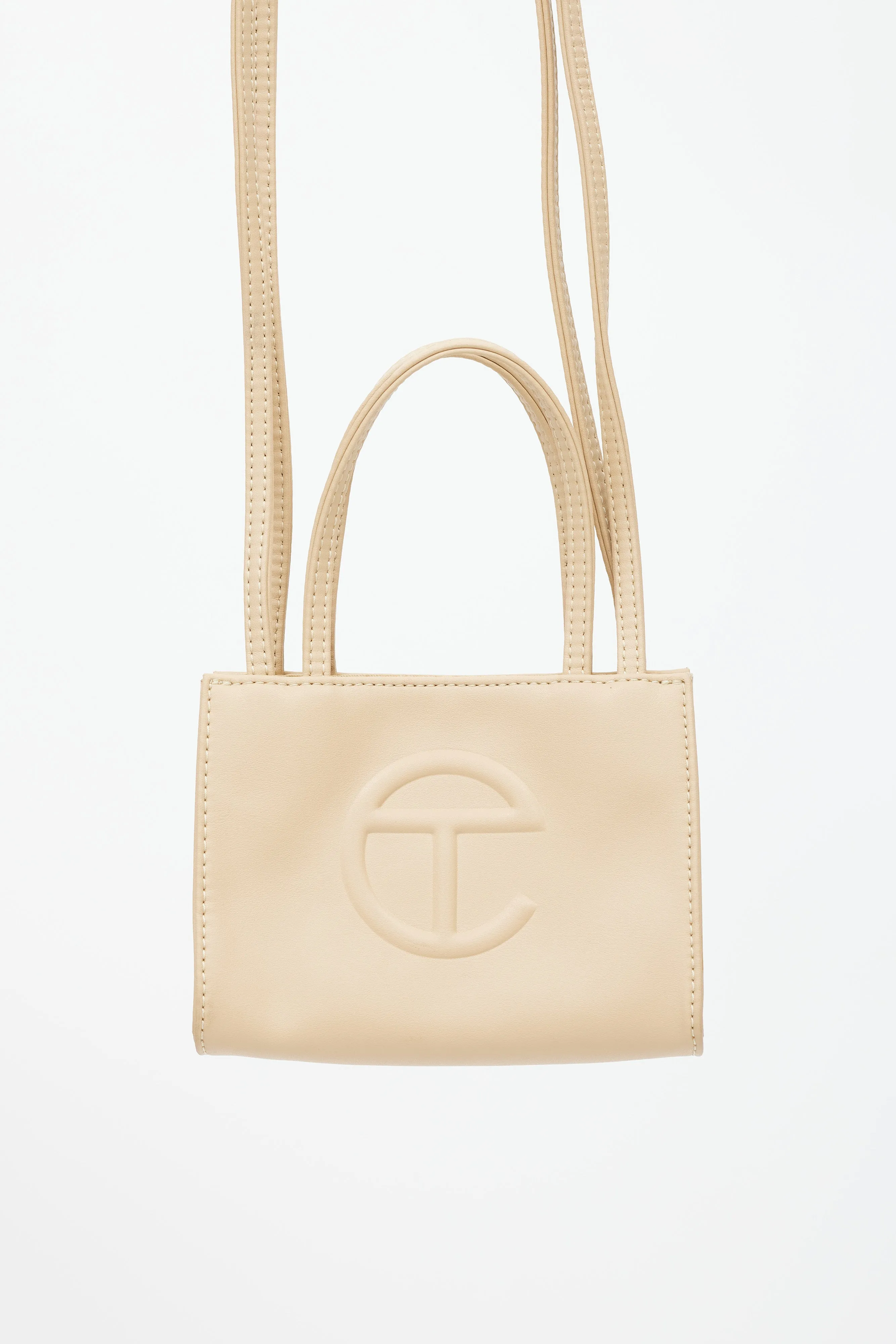 Beige Small Shopping Bag