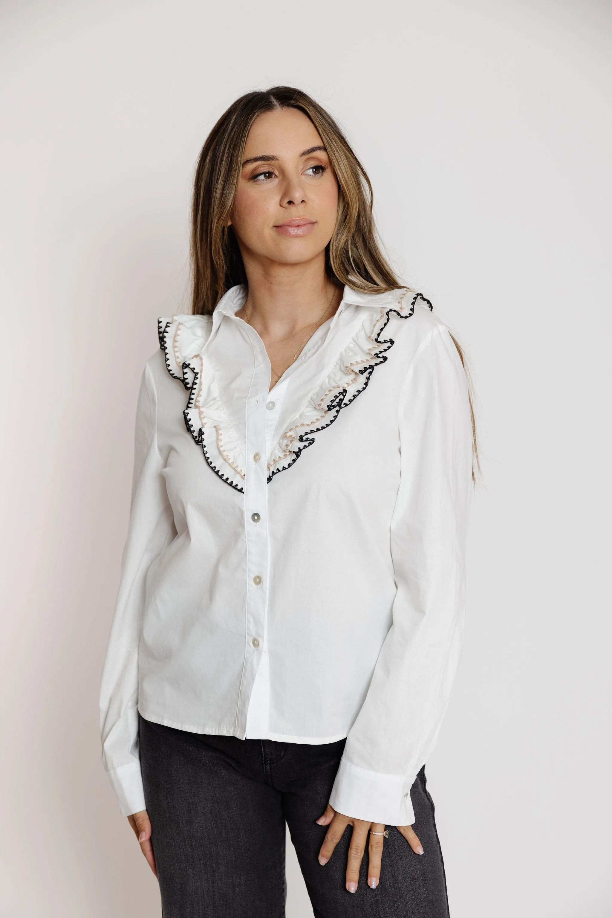 Berlin Blouse in Off White