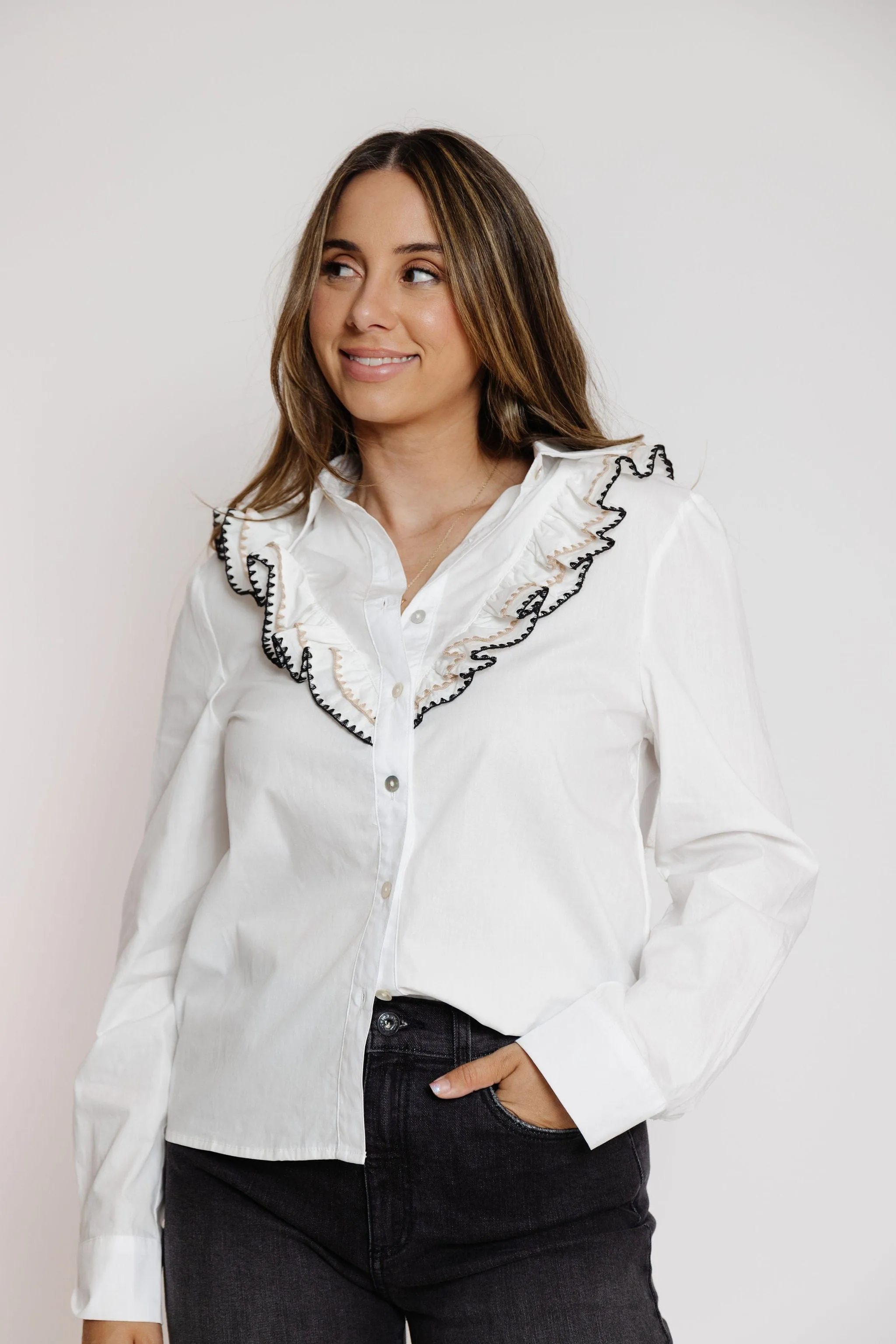 Berlin Blouse in Off White