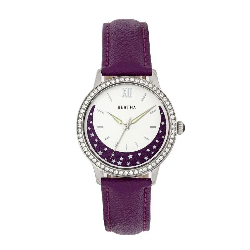 Bertha Dolly Leather-Band Watch