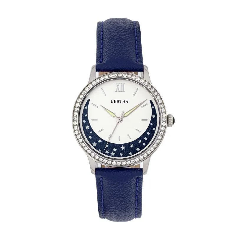 Bertha Dolly Leather-Band Watch