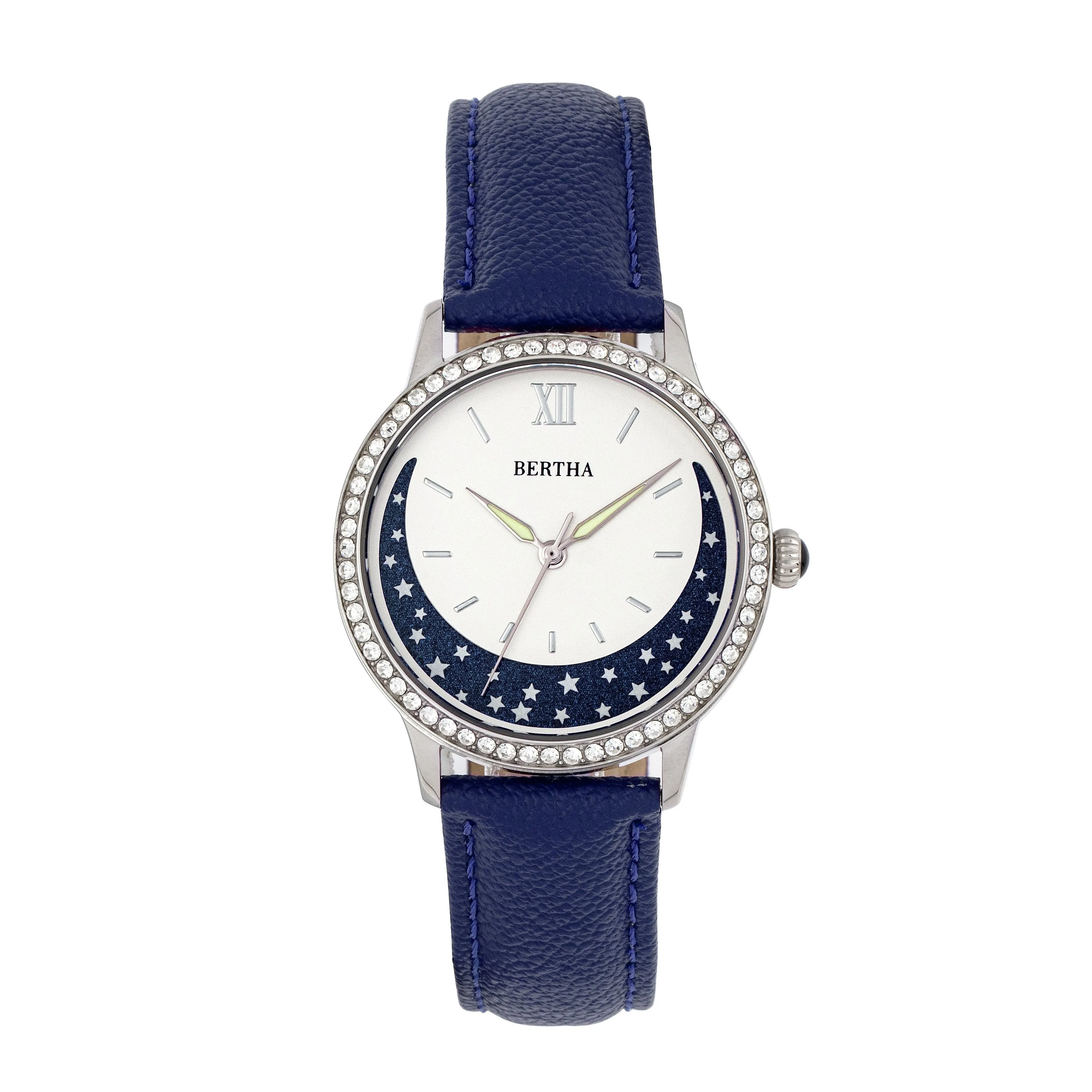 Bertha Dolly Leather-Band Watch