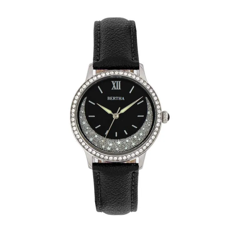 Bertha Dolly Leather-Band Watch
