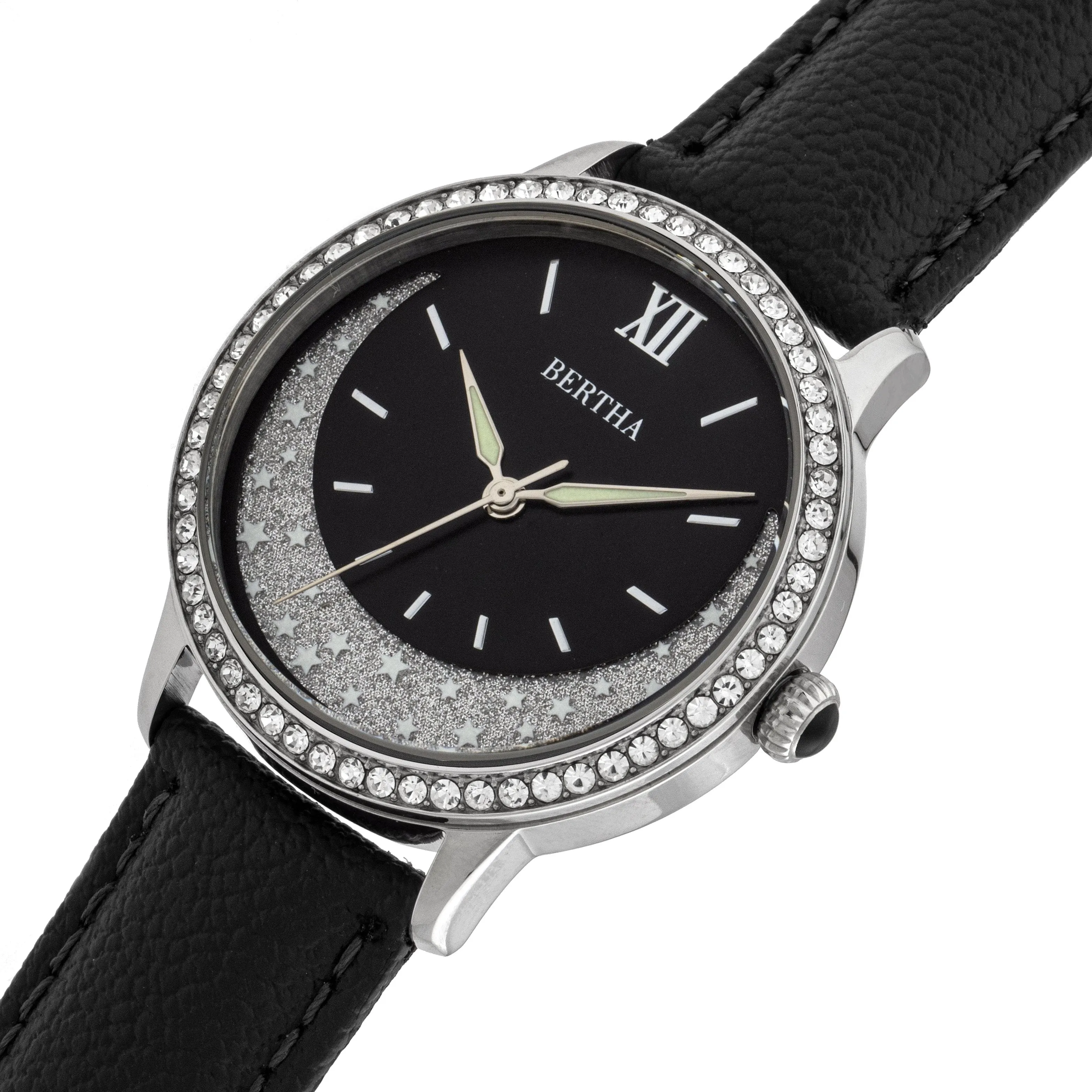 Bertha Dolly Leather-Band Watch