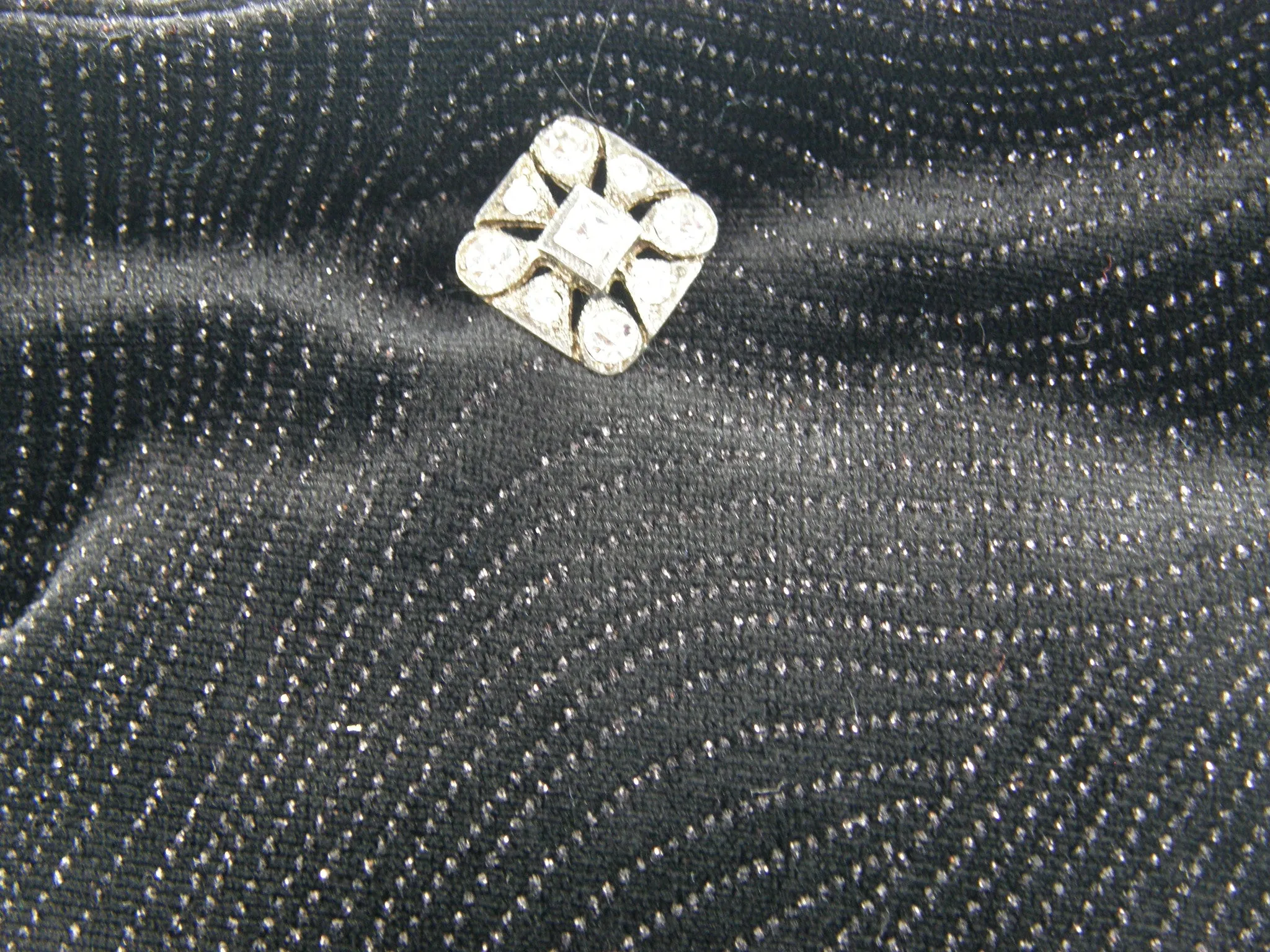 Black and Silver Evening Bag