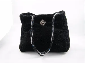 Black and Silver Evening Bag