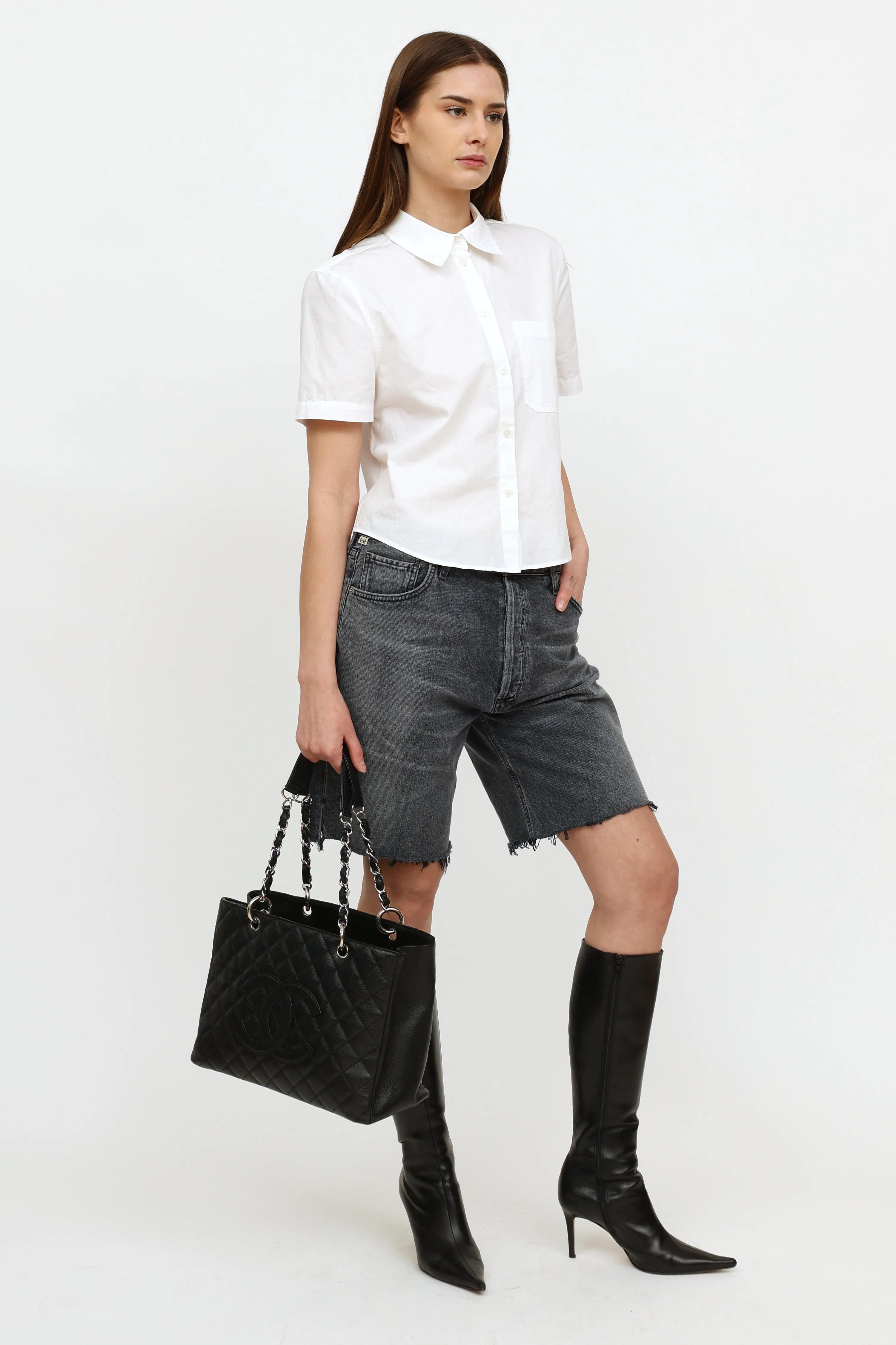 Black Caviar Grand Shopping Tote
