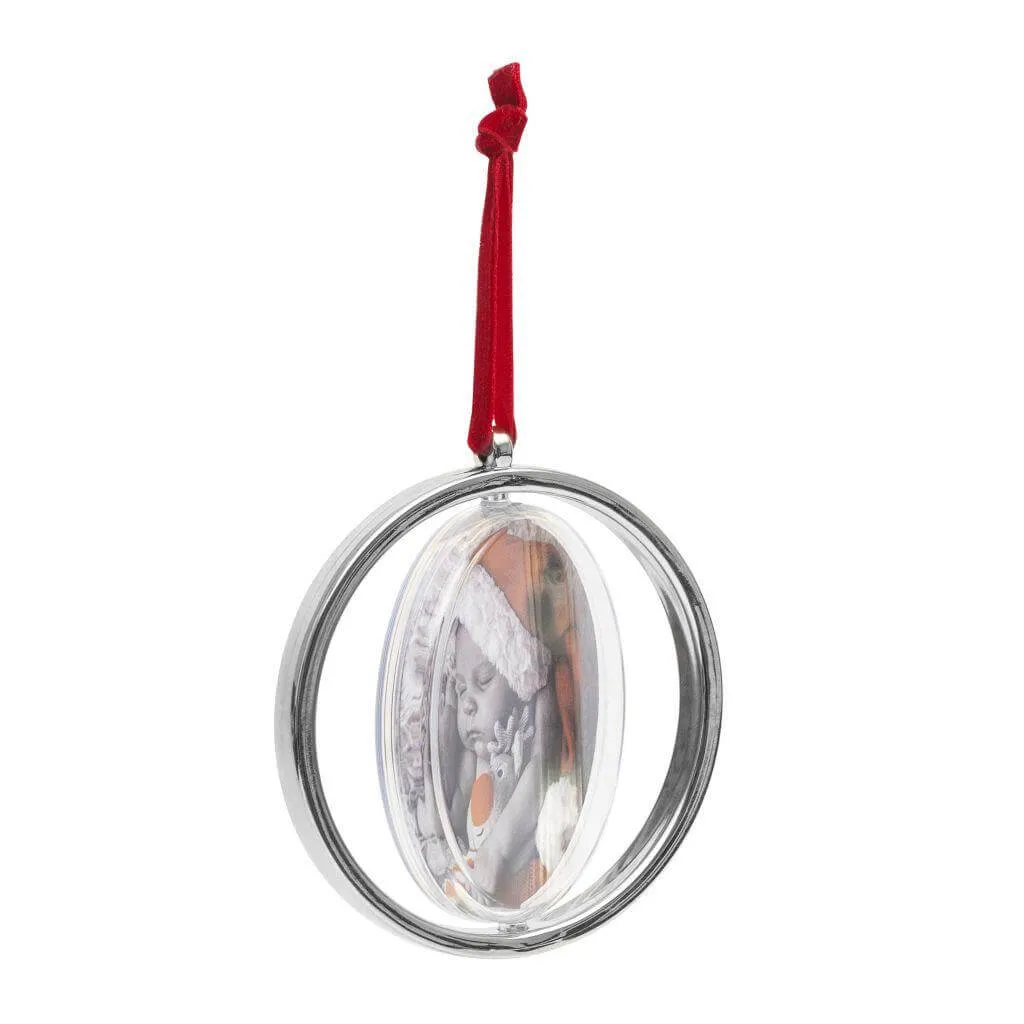 Blank Metallic Spinning Bauble Insert 70mm - Pack of 6