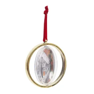 Blank Metallic Spinning Bauble Insert 70mm - Pack of 6