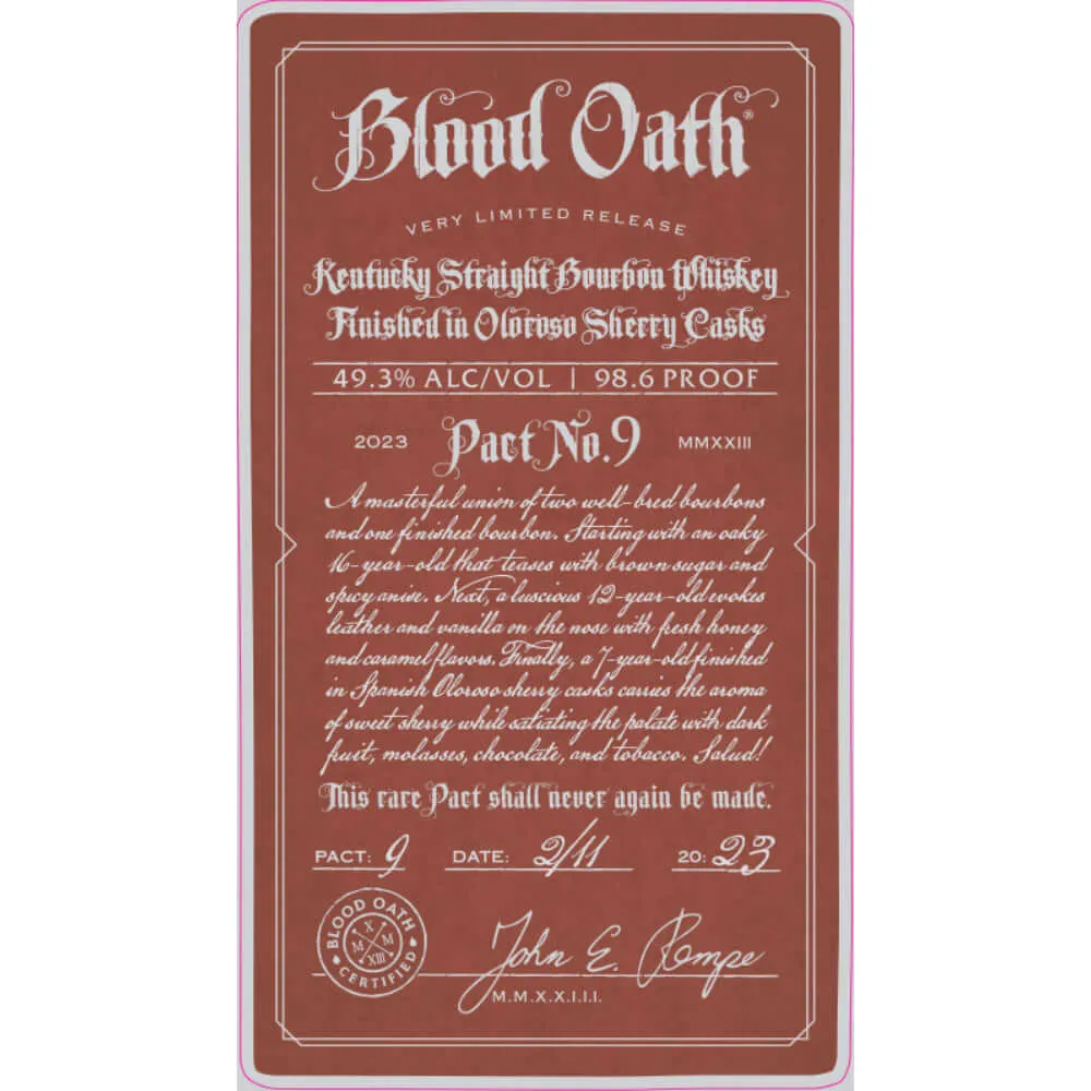 Blood Oath Pact No. 9
