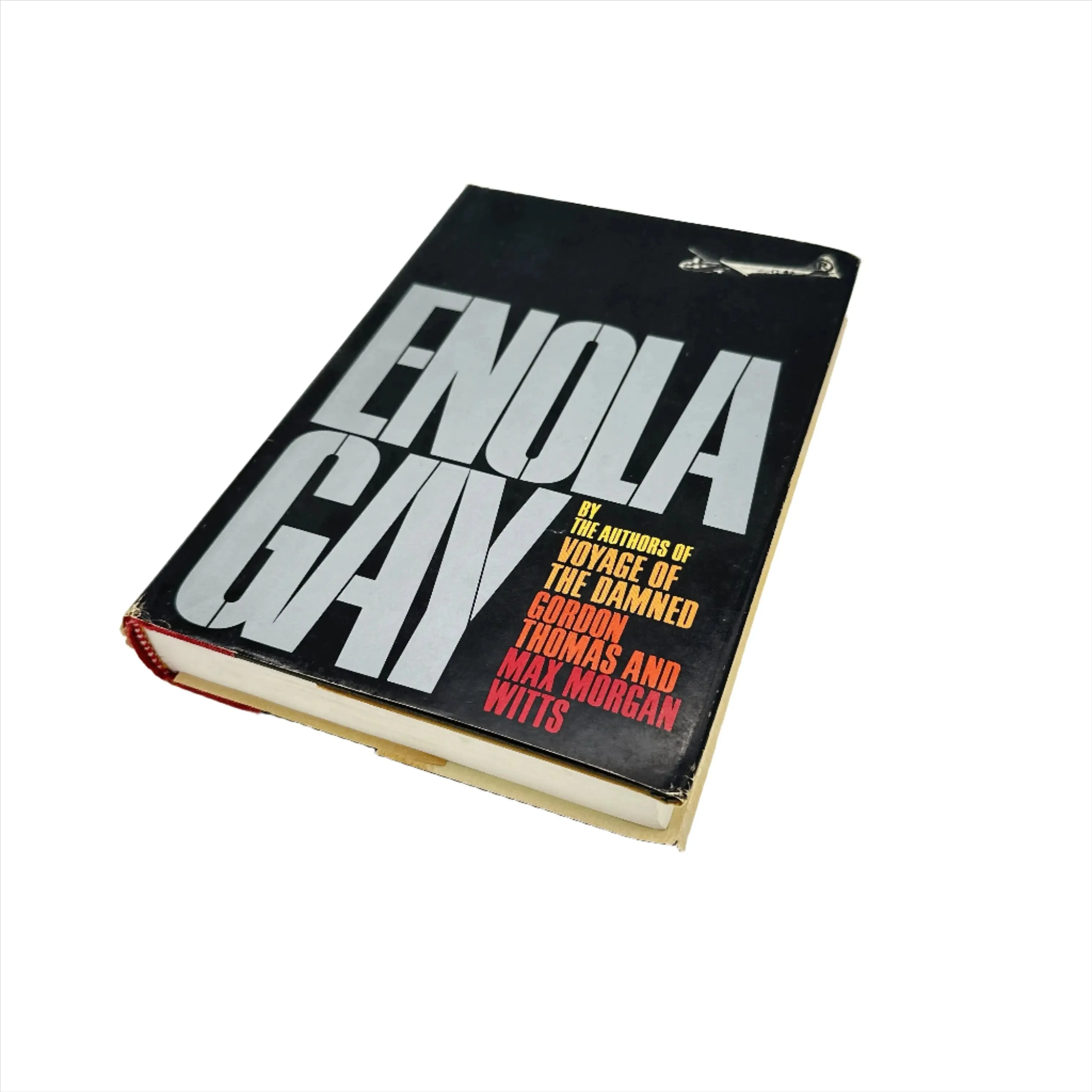 Book on the Enola Gay with a hand-drawn diagram signed by the navigator, Dutch Van Kirk