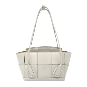 Bottega Veneta Arco White Leather Bag