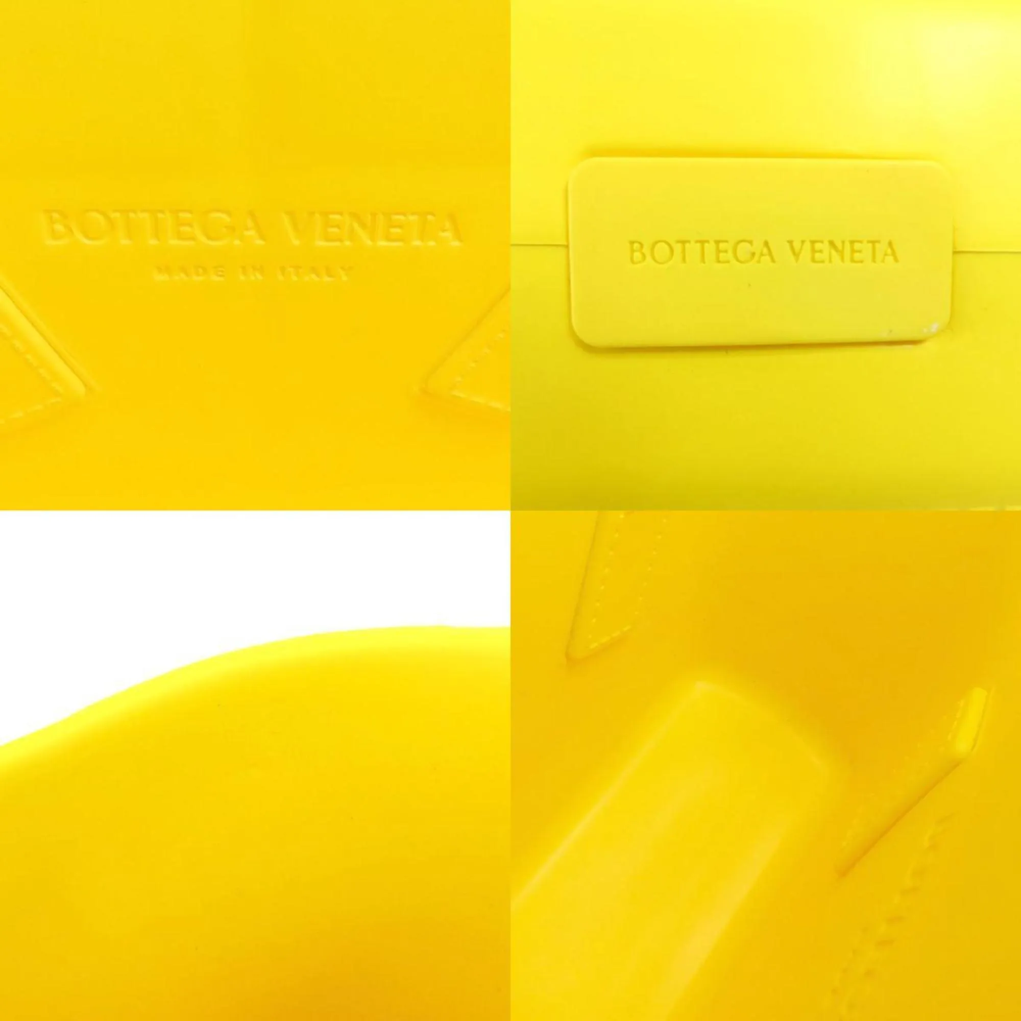 Bottega Veneta Arco Yellow Rubber Bag