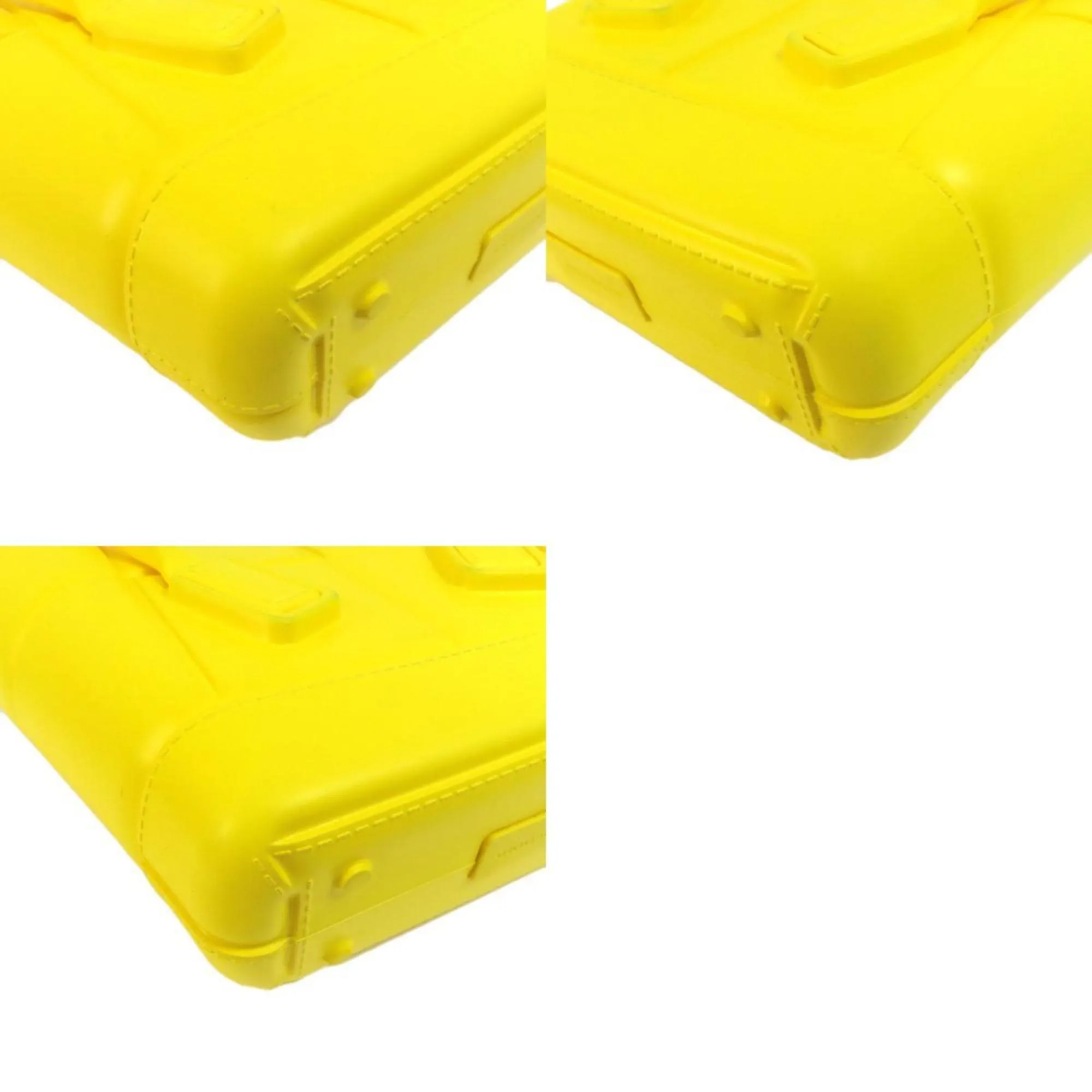 Bottega Veneta Arco Yellow Rubber Bag