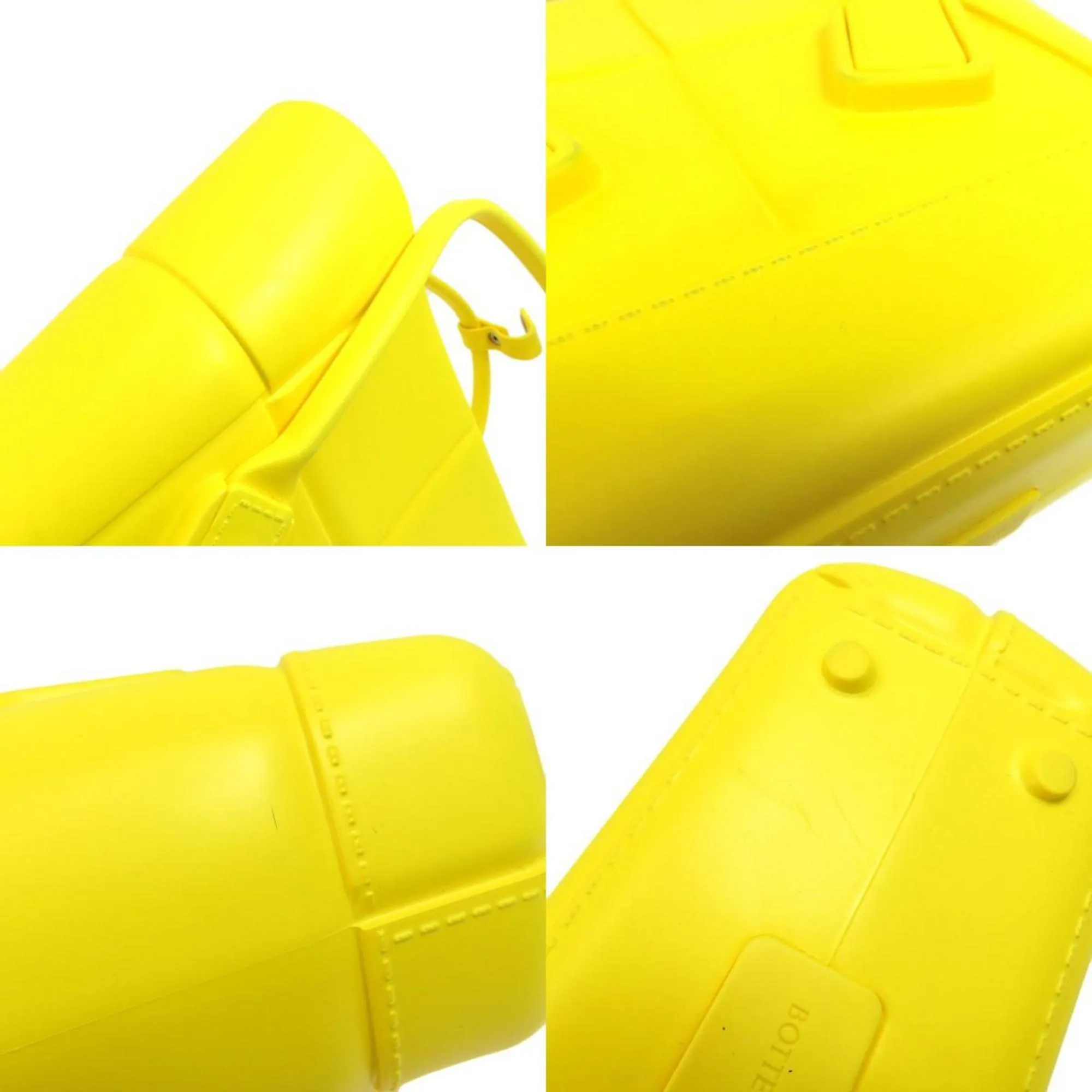 Bottega Veneta Arco Yellow Rubber Bag