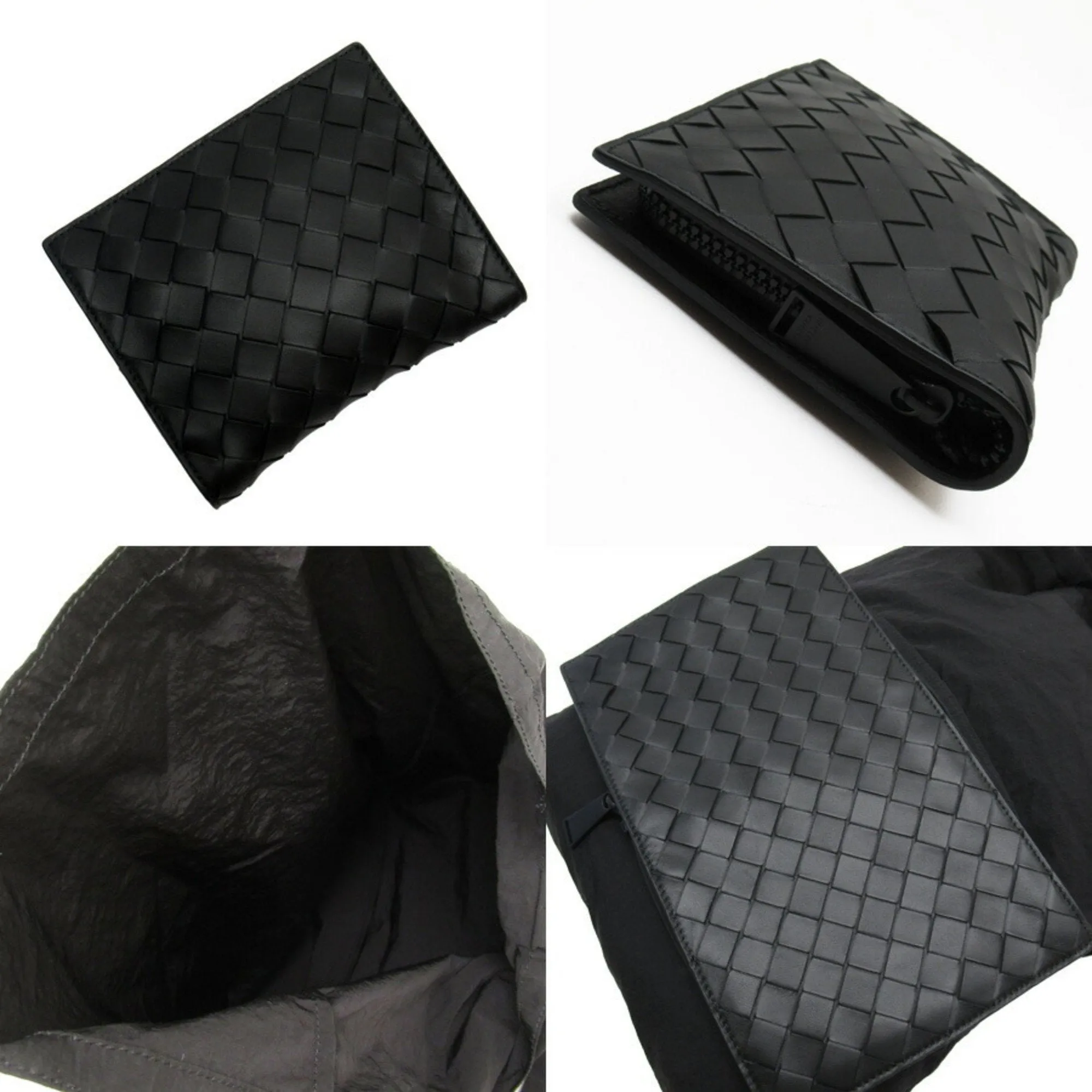 Bottega Veneta Black Leather Bag