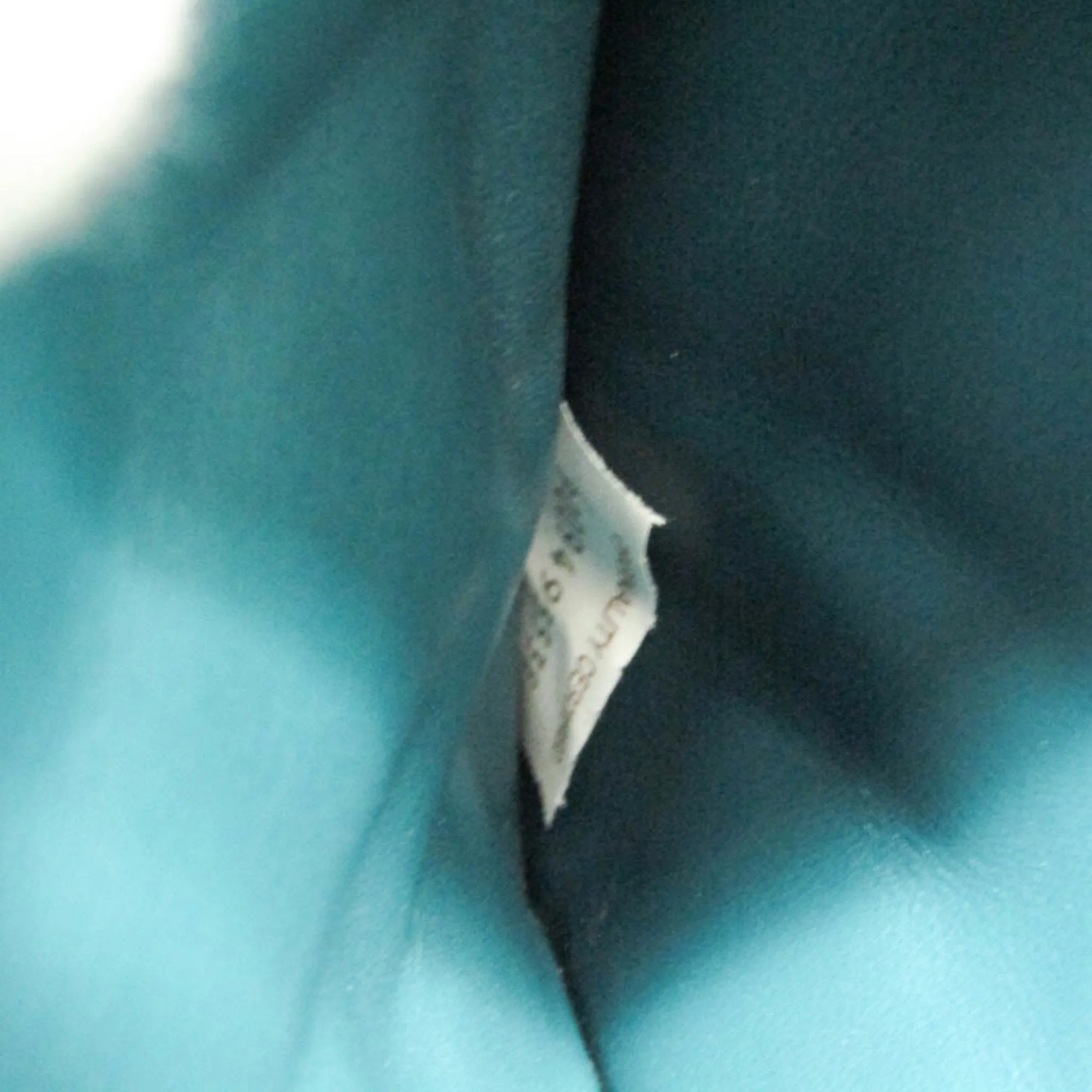 Bottega Veneta Bloc Turquoise Leather Bag
