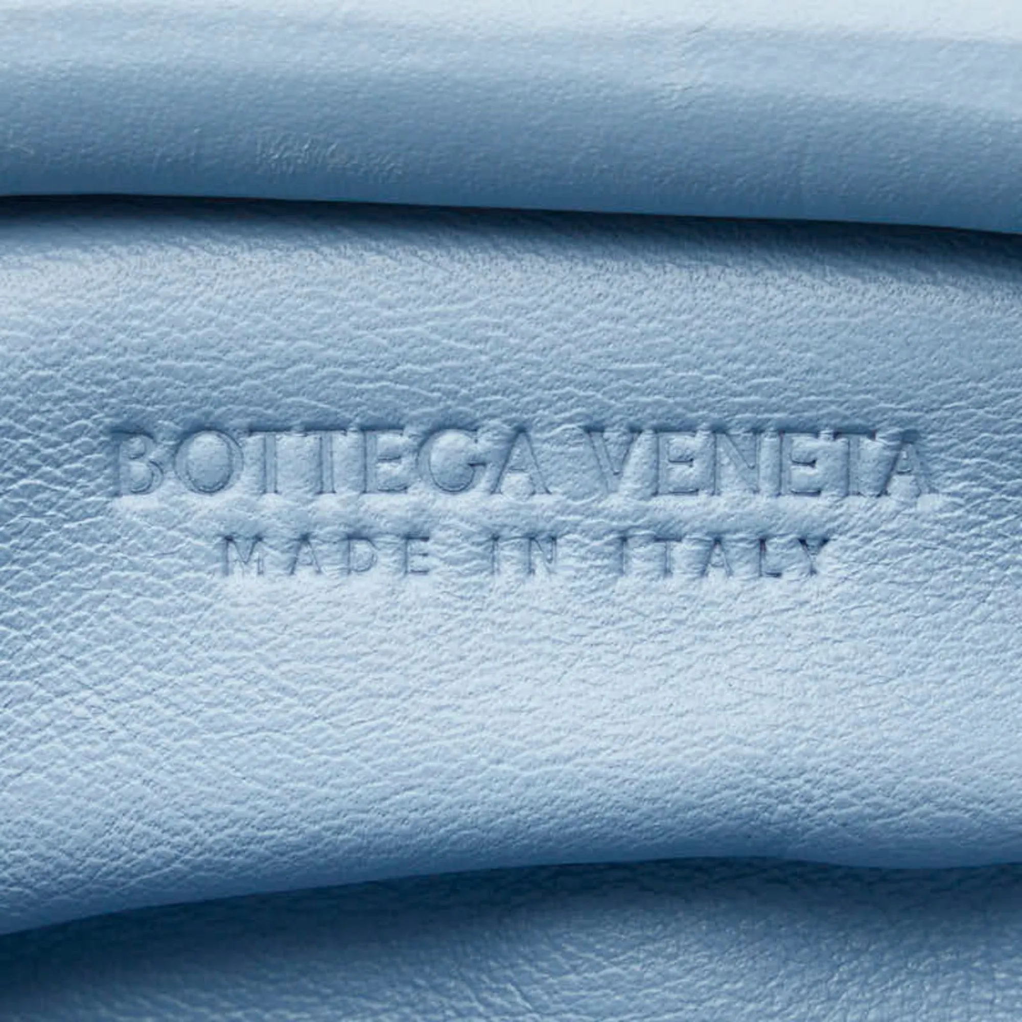 Bottega Veneta -- Blue Leather Bag