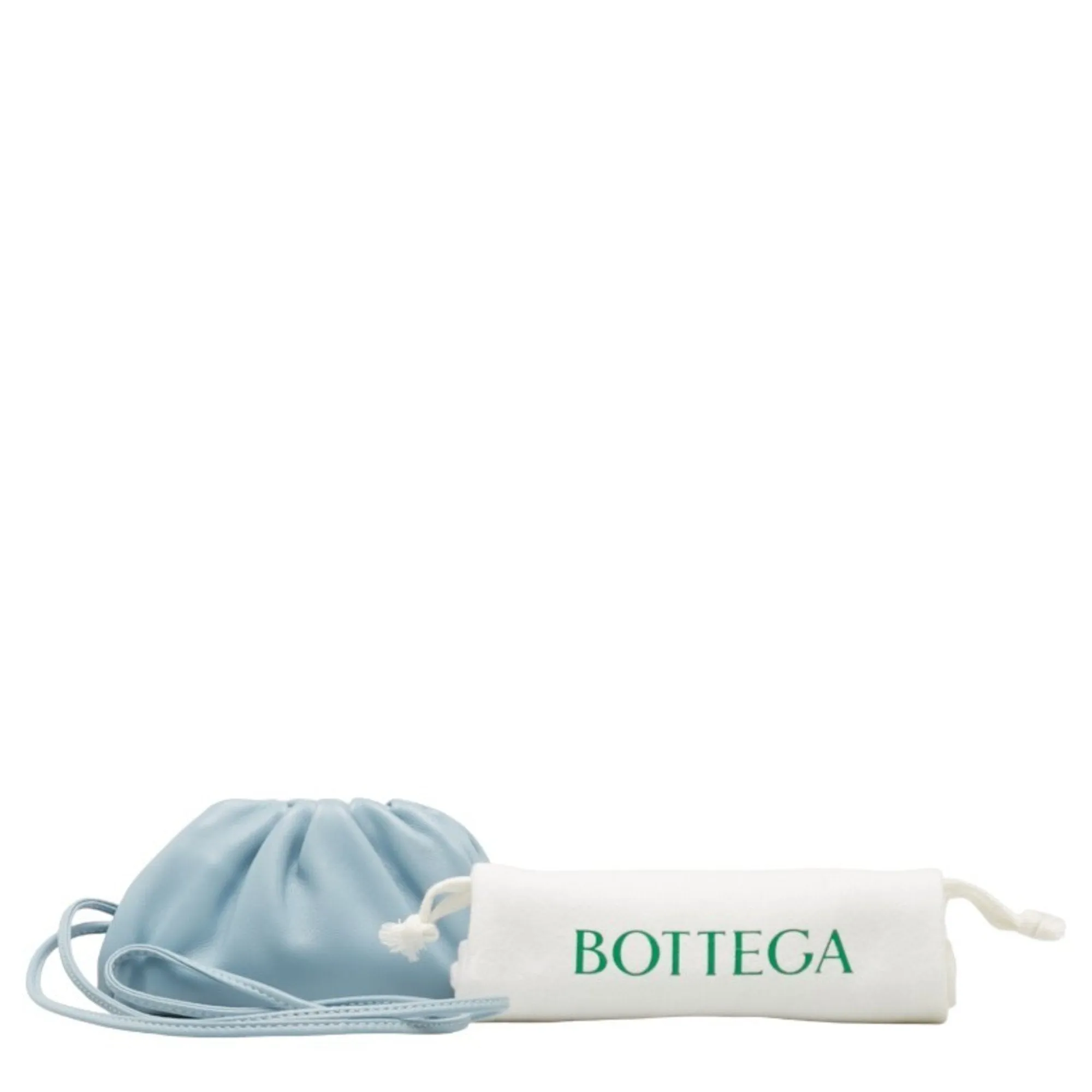 Bottega Veneta -- Blue Leather Bag