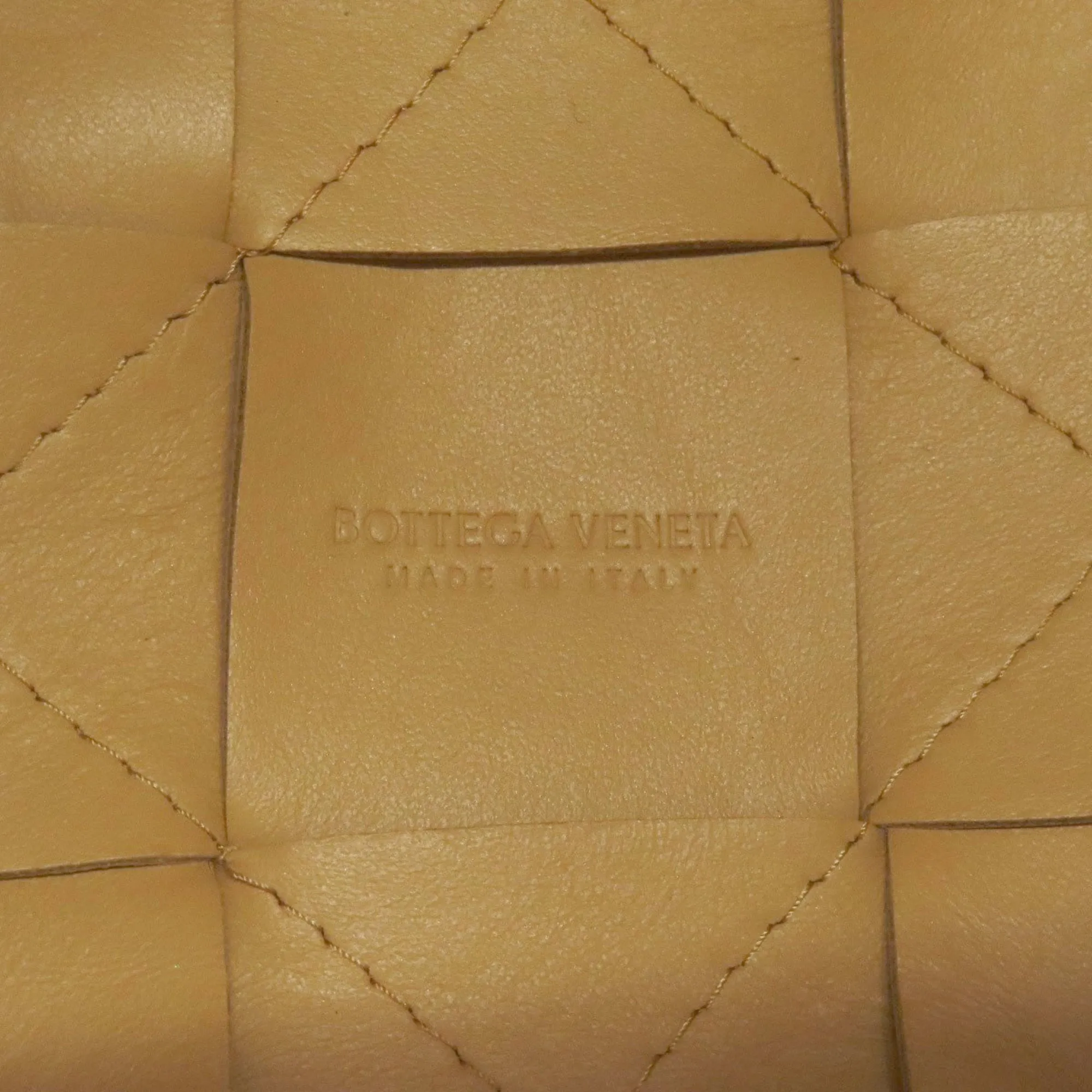 Bottega Veneta Cassette Beige Leather Bag