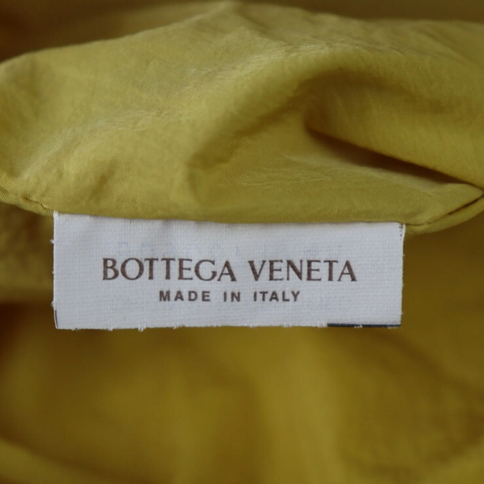 Bottega Veneta Cassette Yellow Leather Bag