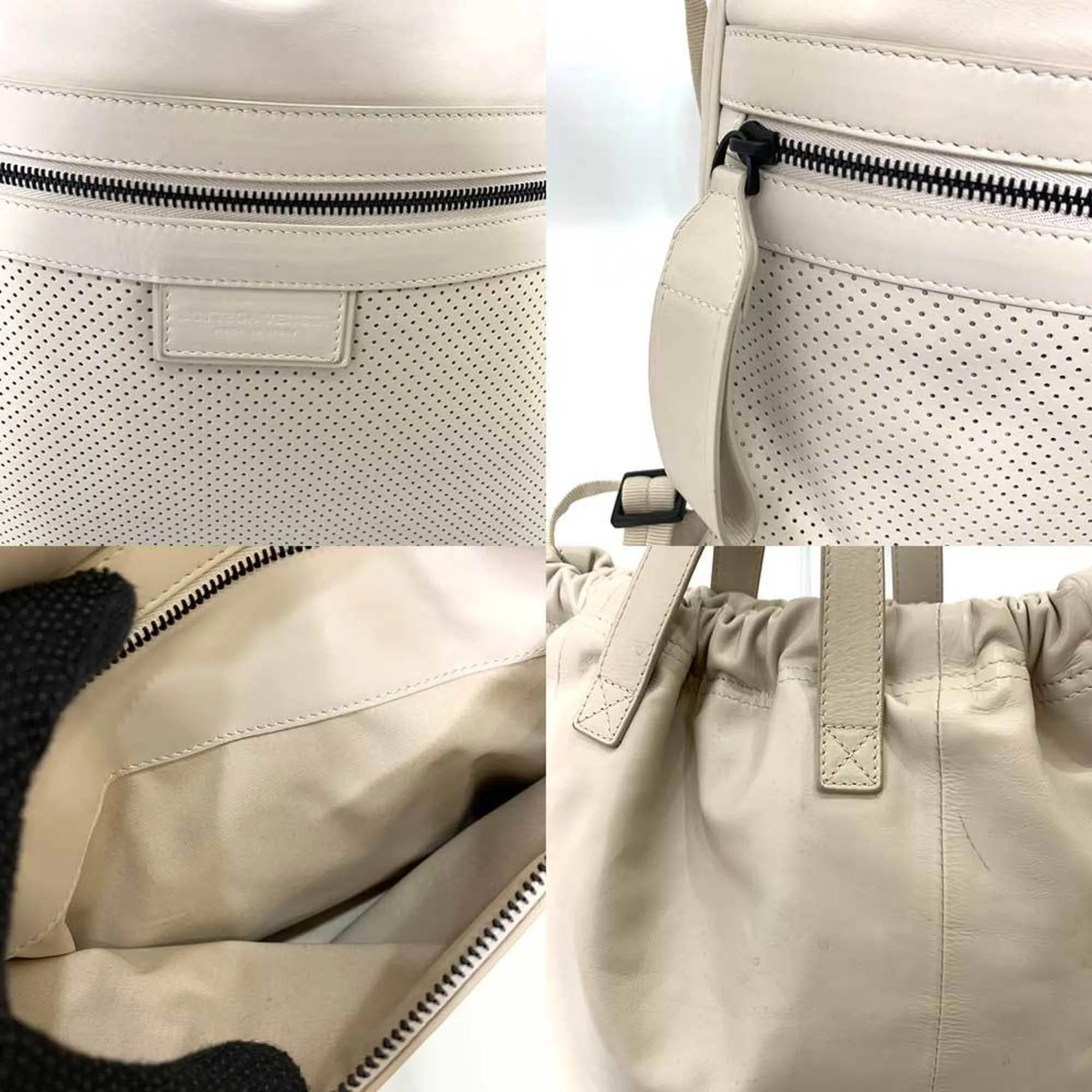 Bottega Veneta Ecru Leather Bag