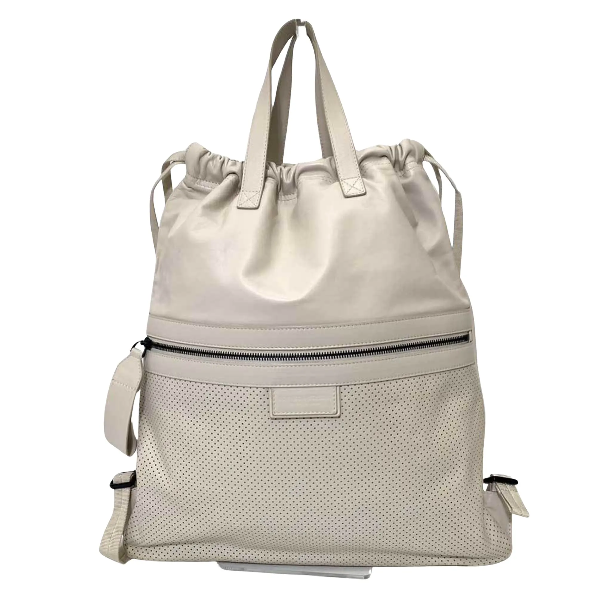 Bottega Veneta Ecru Leather Bag