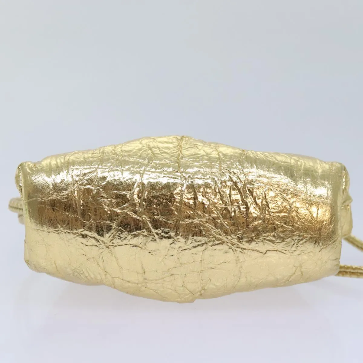 Bottega Veneta Gold Leather Bag