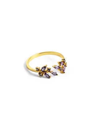 Bougainvillea Gold Ring