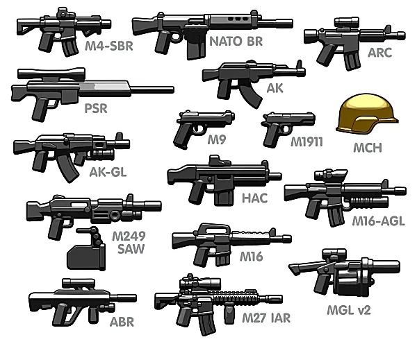 BrickArms Modern Combat Assault V3 Pack