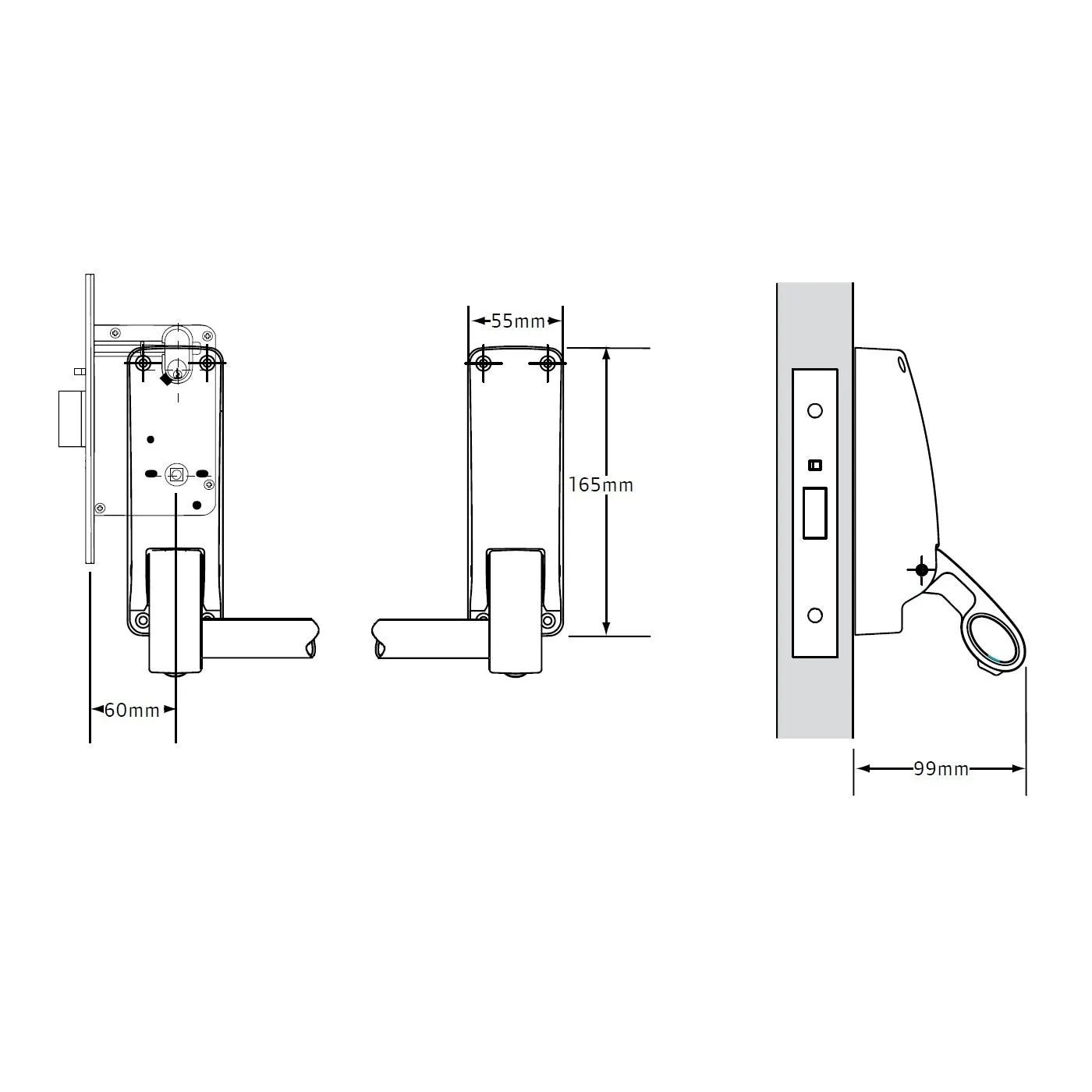 BRITON EXIT DOOR PACK B379 PANIC BAR MS2 MORTICE LOCK KEY LEVER ENTRY ACCESS
