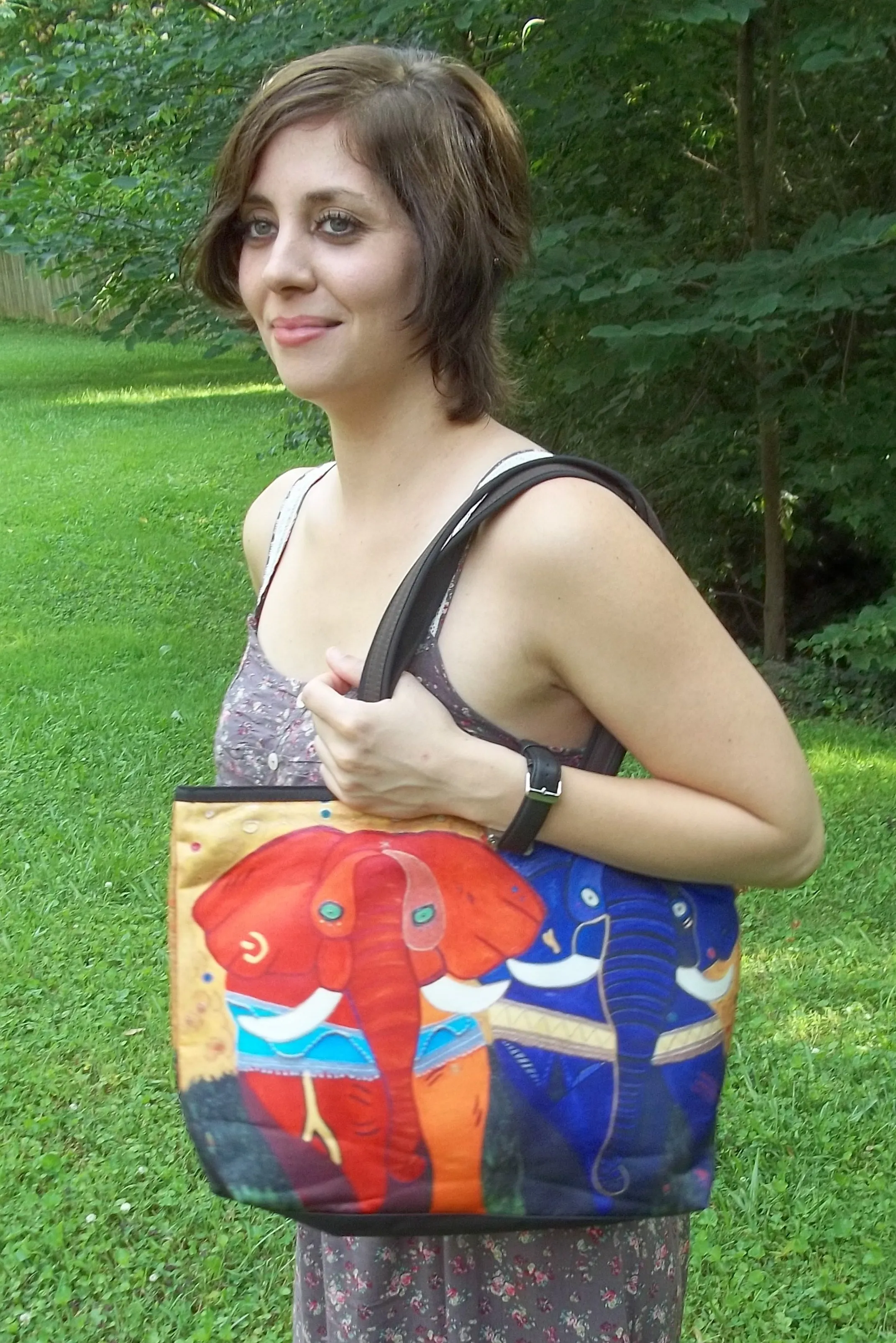 Butterflies Purrfect Tote- Learning to Fly