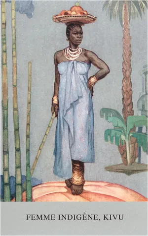 BW-52 Indigenous African Woman, Kivu - Vintage Image