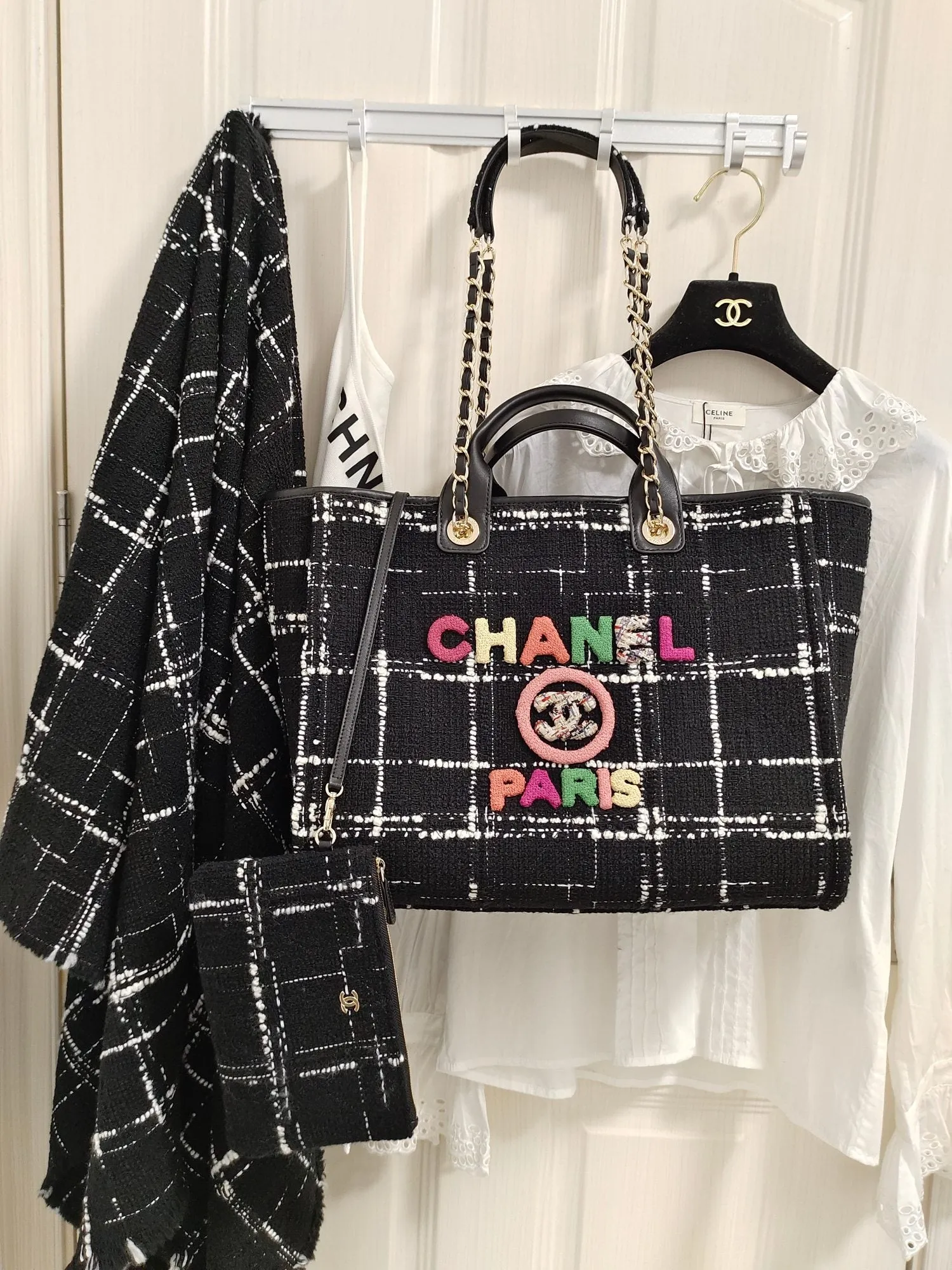 CC656 Large Shopping Bag / HIGHEST QUALITY VERSION / 11.7 × 19.5 × 8.6 in