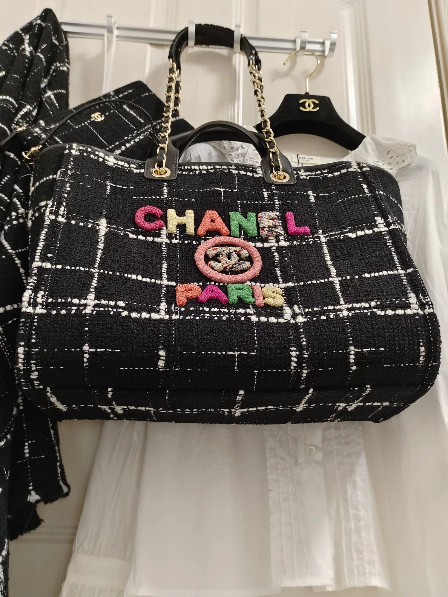 CC656 Large Shopping Bag / HIGHEST QUALITY VERSION / 11.7 × 19.5 × 8.6 in