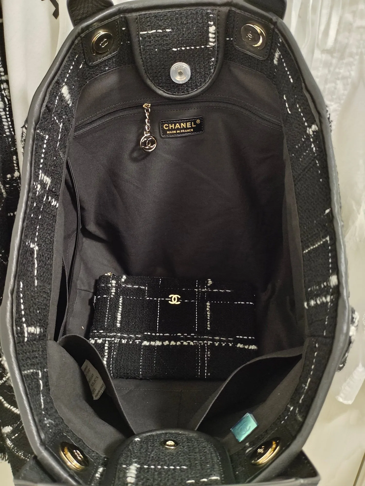 CC656 Large Shopping Bag / HIGHEST QUALITY VERSION / 11.7 × 19.5 × 8.6 in