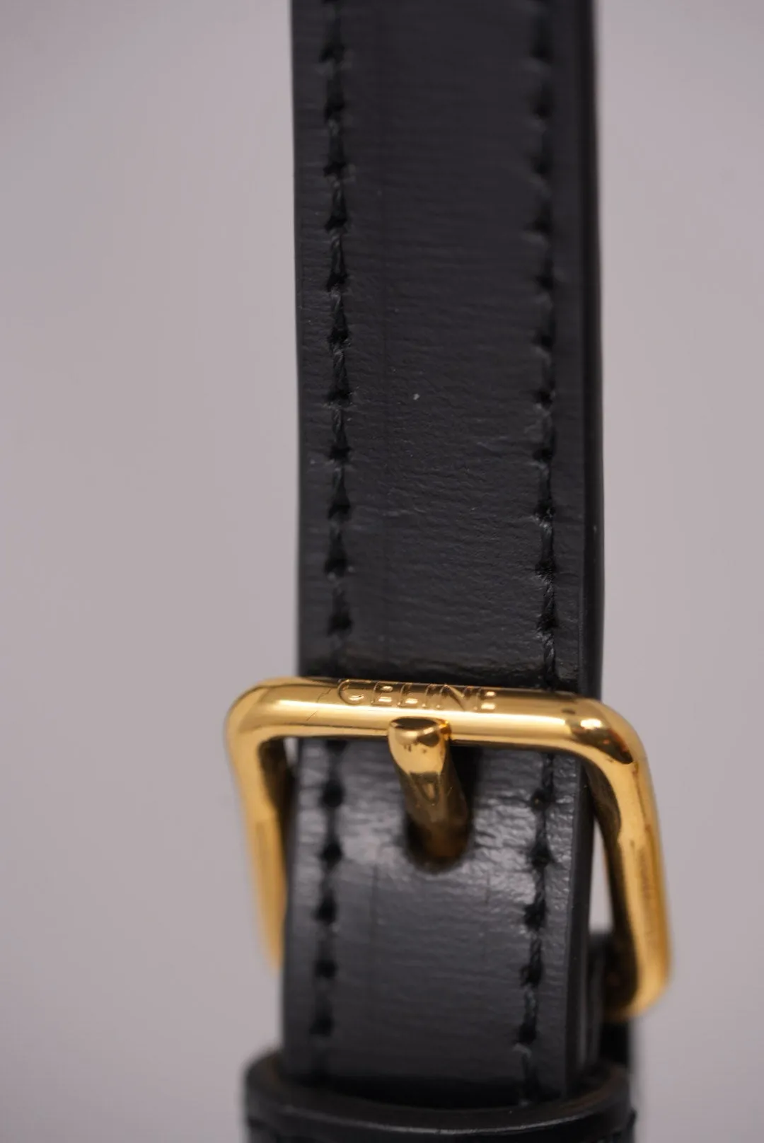 Celine SHOULDER BAG CLAUDE CALFSKIN BLACK