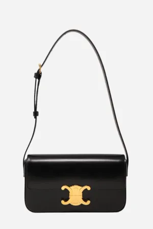 Celine SHOULDER BAG CLAUDE CALFSKIN BLACK